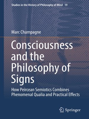 cover image of Consciousness and the Philosophy of Signs